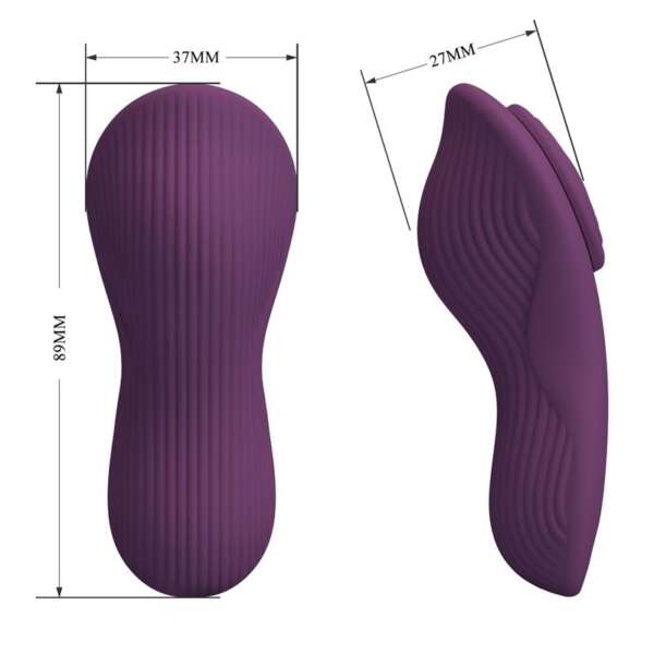Mane Panty Vibrator with App Purple – Image 11