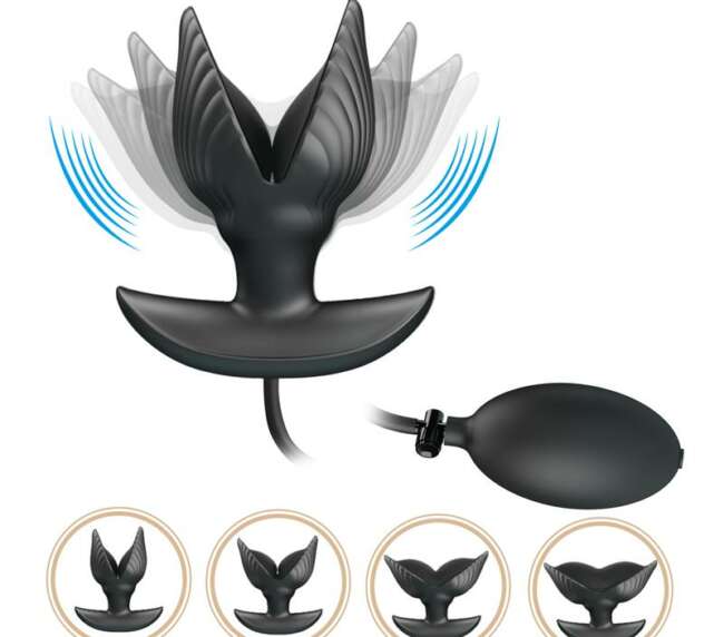 Manson Inflatable Butt Plug with Vibration