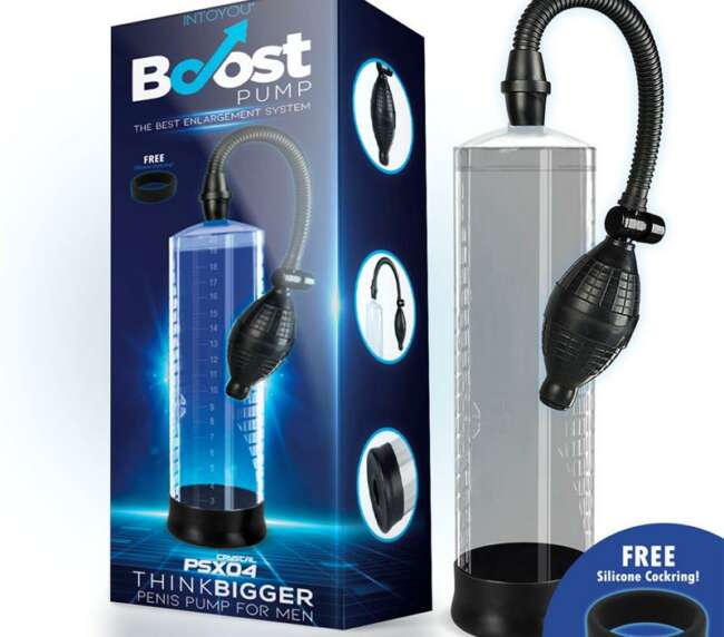 Manual Penis Pump PSX04 Crystal