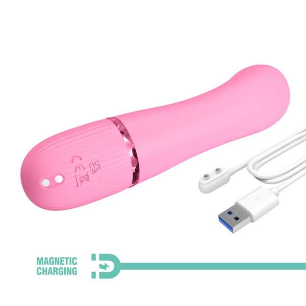 Marski Vibrator with Rabbit G Spot Pink – Image 9