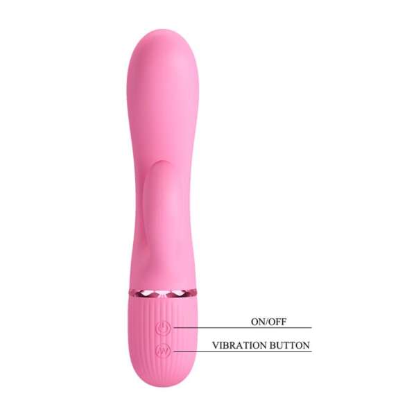 Marski Vibrator with Rabbit G Spot Pink – Image 11