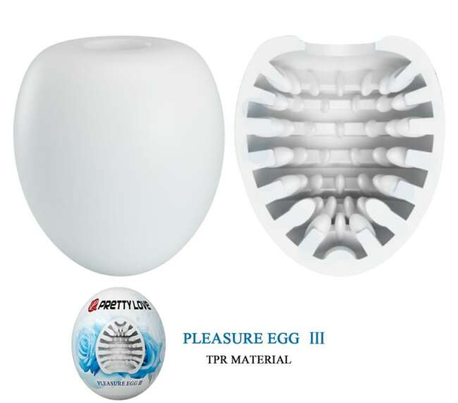 Masturbator Egg Pleasure Egg III White