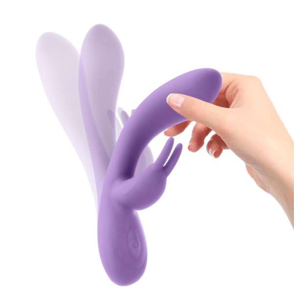 Mauve Mauve Liquefied Silicone Unibody Vibe USB Purple – Image 6