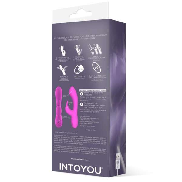 Mauve Unibody Liquefied Silicone Vibe USB Pink – Image 3