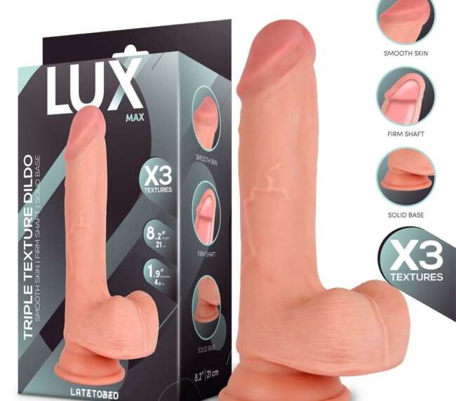 Max Triple Density Dildo with Balls 8.2