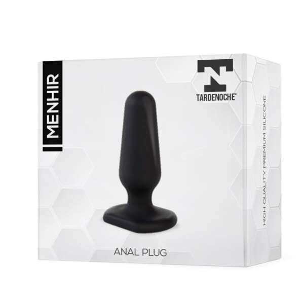 Menhir Anal Plug Silicone Black – Image 4