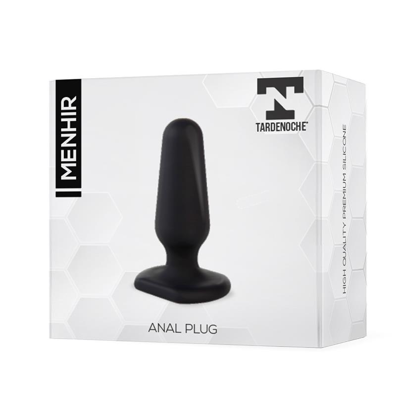Menhir Anal Plug Silicone Black – Image 4