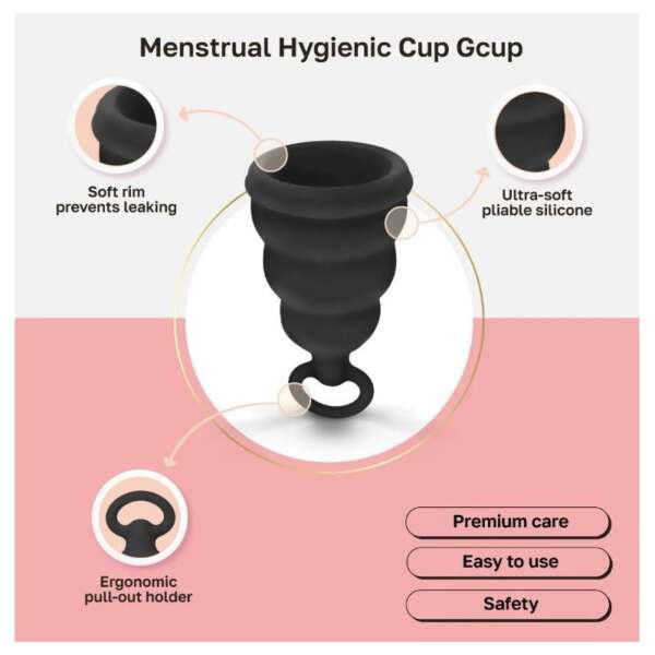 Menstrual Cup Gcup Mystic Noir Size S – Image 12