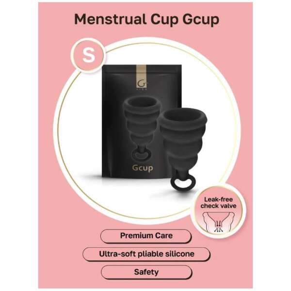 Menstrual Cup Gcup Mystic Noir Size S – Image 3