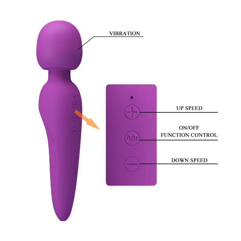 Meredith Wand Massager USB Violet – Image 9