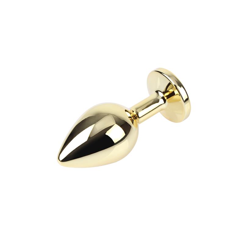 Metal Anal Plug with Jewel Size M – Image 4