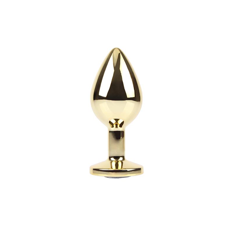 Metal Anal Plug with Jewel Size M – Image 6