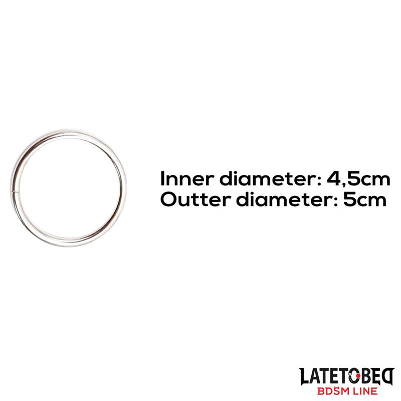 Metal Cock Ring Diam. int. 4.5 cm Diam. ext. 5 cm – Image 3