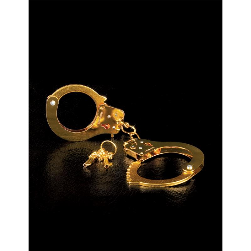 Metal Handcuffs Gold – Image 5
