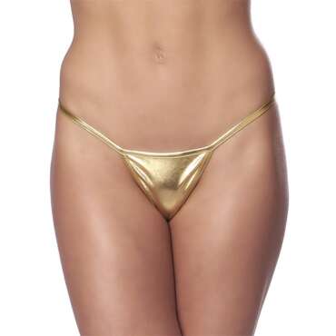 Micro Thong Gold Size One Size