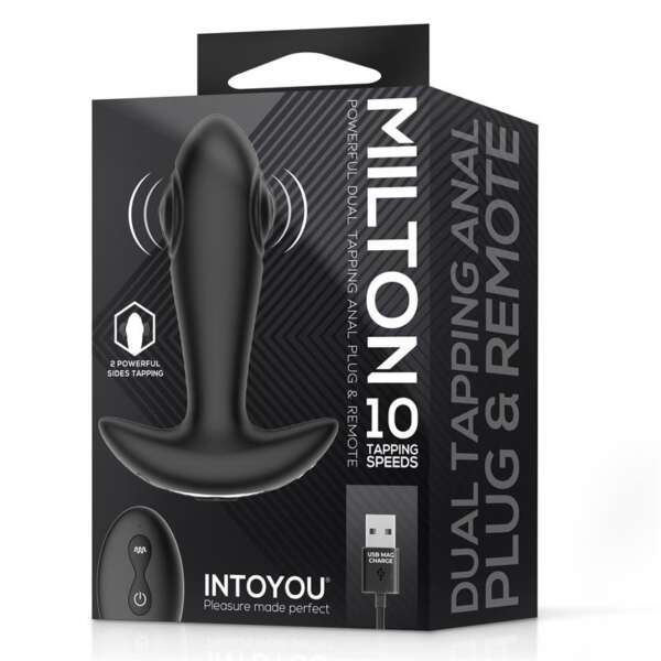Milton Dual Tapping Anal Plug with Remote Control – Image 4