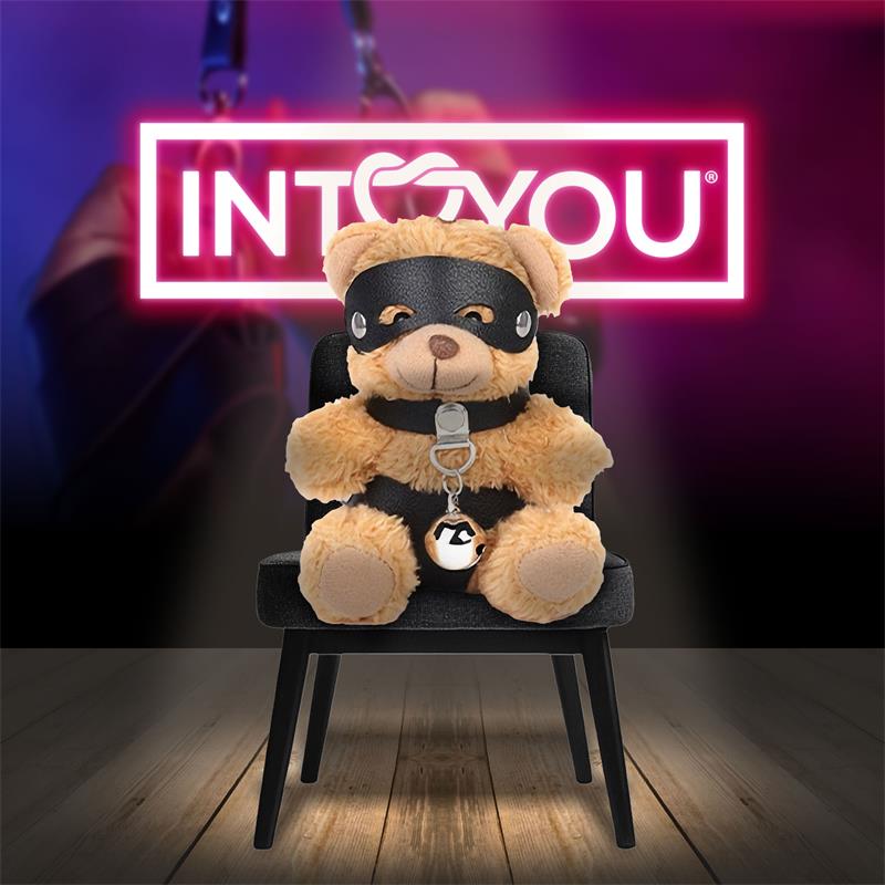Mimi Keychain BDSM Teddy Bear with Collar and Bell – Image 4