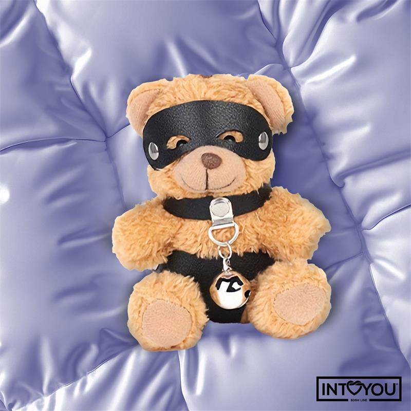 Mimi Keychain BDSM Teddy Bear with Collar and Bell – Image 5