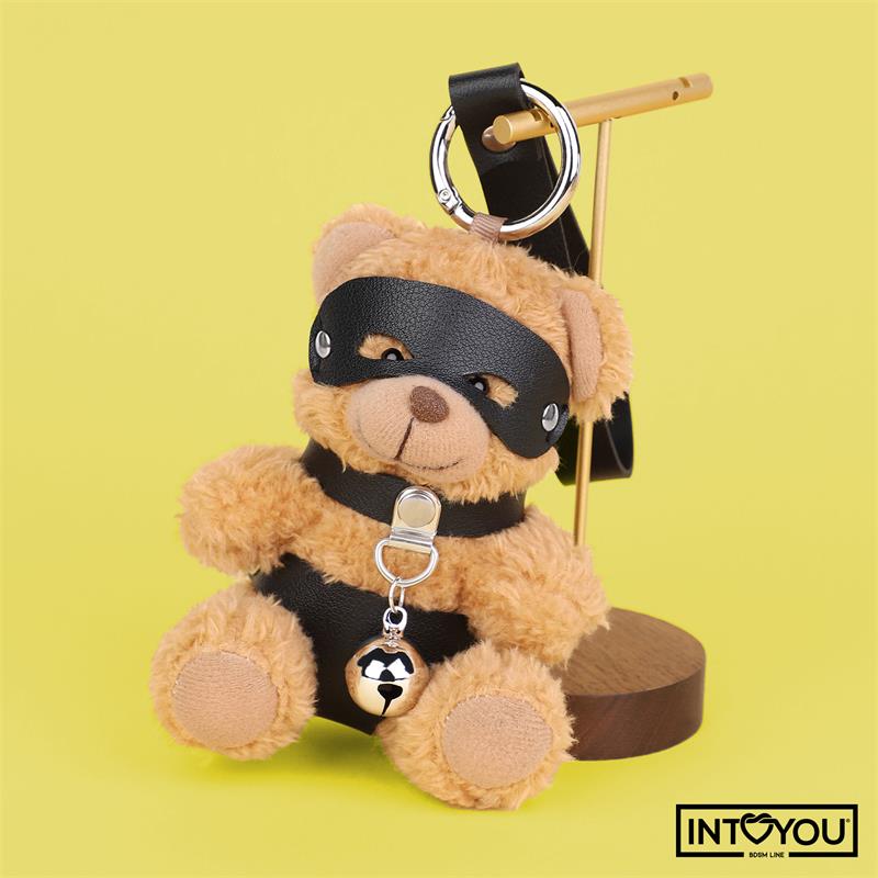 Mimi Keychain BDSM Teddy Bear with Collar and Bell – Image 6
