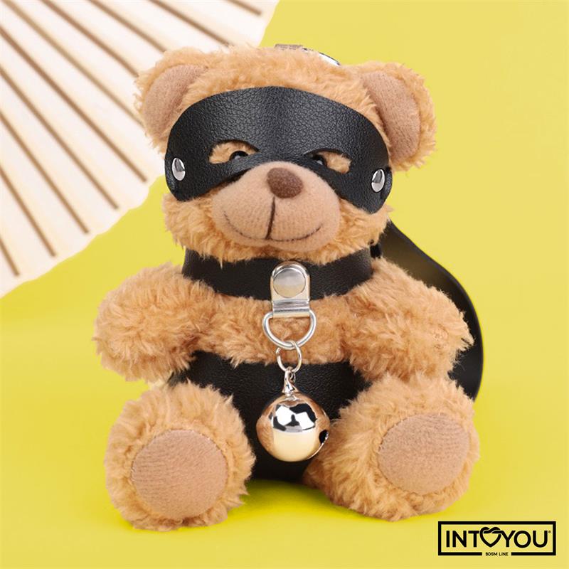 Mimi Keychain BDSM Teddy Bear with Collar and Bell – Image 8