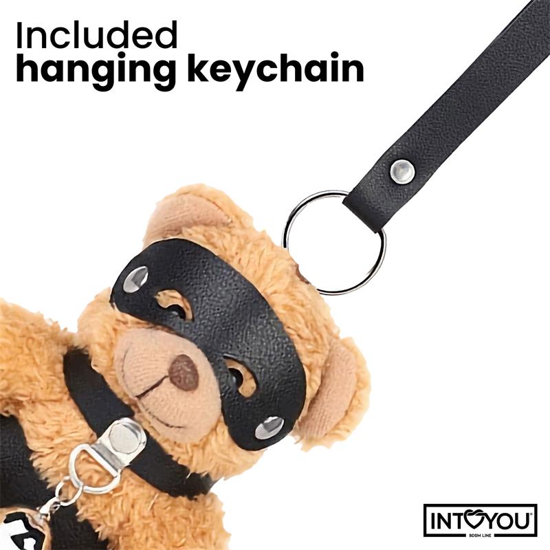 Mimi Keychain BDSM Teddy Bear with Collar and Bell – Image 9