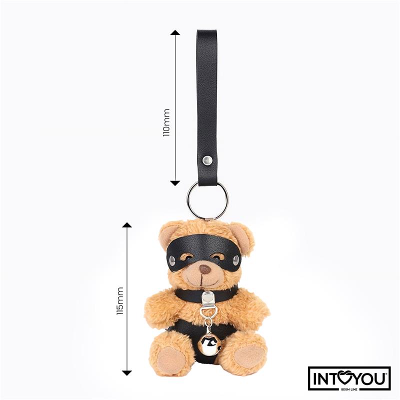 Mimi Keychain BDSM Teddy Bear with Collar and Bell – Image 10