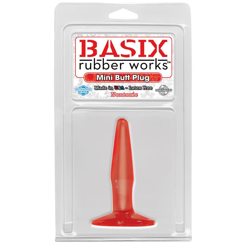 Mini Butt Plug Red – Image 3