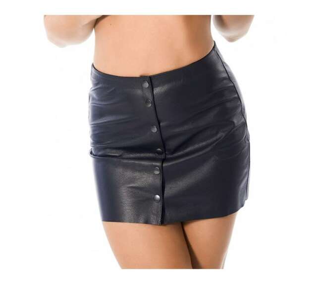 Mini Leather Skirt