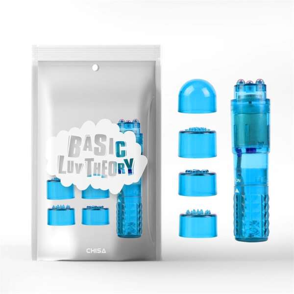 Mini Massager 3 Heads Blue – Image 4