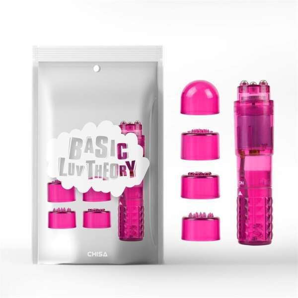 mini massager with 3 heads Pink – Image 7