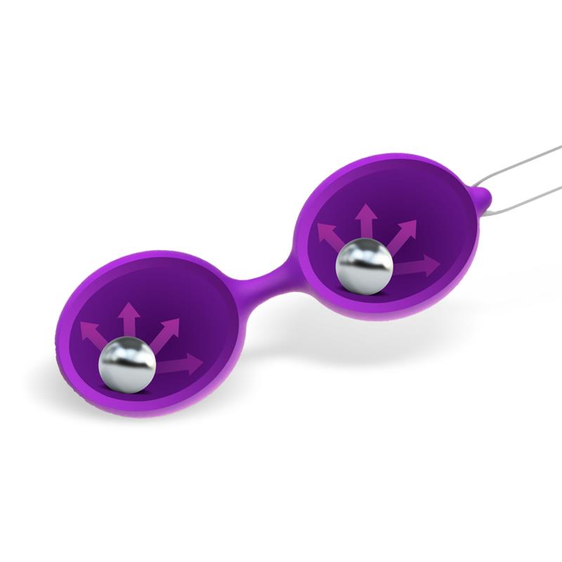 Misha Double Kegel Balls Silicone Purple – Image 6