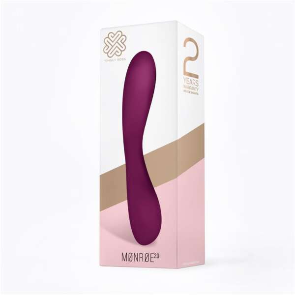 Monroe 2.0 Vibe Injected Liquified Silicone USB Purple – Image 4