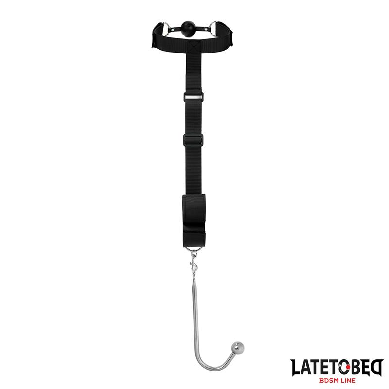 Mouth Gag with Cuff and Anal Hook – Image 5