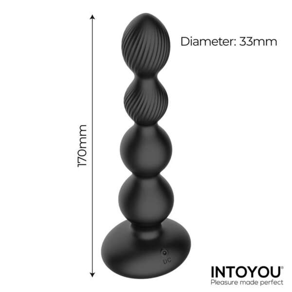Mouve Butt Plug with Waving and Vibratiion with Remote Control 2 Motors – Image 7