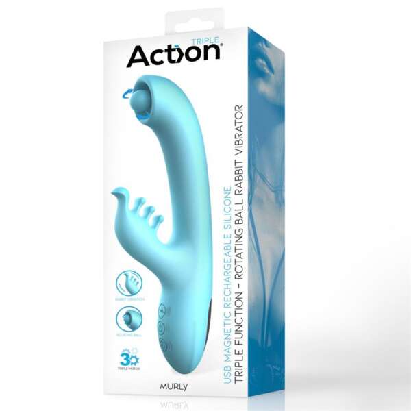 Murly Soft Massaging Ball 360º con Vibración Doble - 3 Motores – Image 12