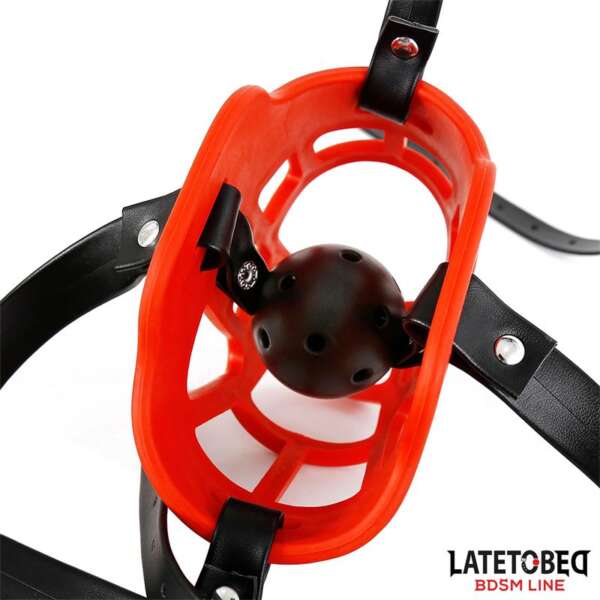 Muzzle with Breathable Gag Ball – Image 12