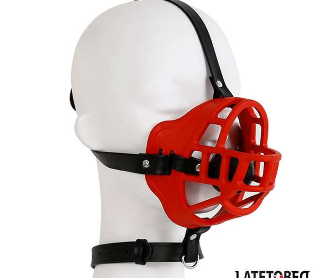 Muzzle with Breathable Gag Ball