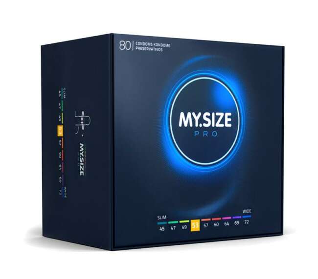 My Size Pro Size 53 Box of 80 Units