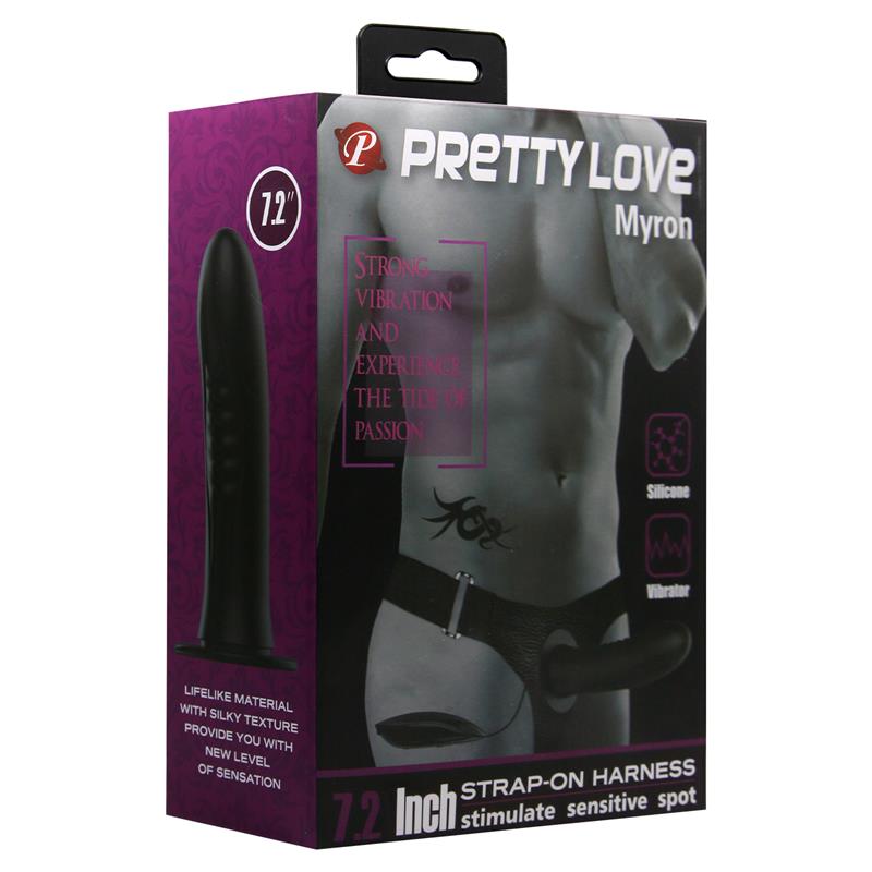 Myron Strap-On with Vibrating Dildo 7.2 – Image 9