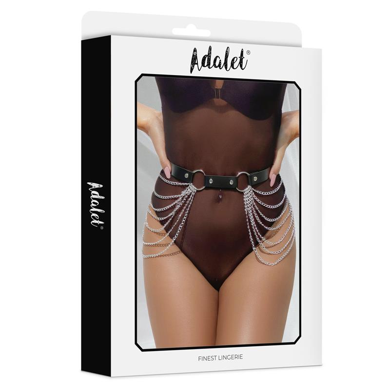 Nadine Vegan Leather Belt Harness Chain One size – Image 4