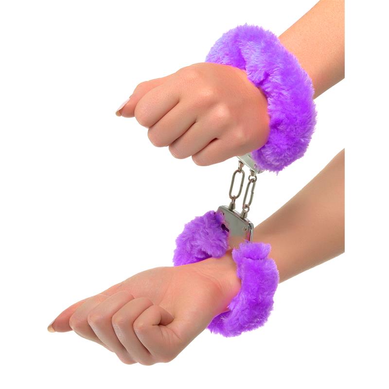 Neon Furry Cuffs Purple – Image 5