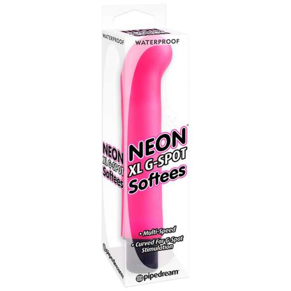 Neon Luv Touch XL G-Spot Softees Pink – Image 5