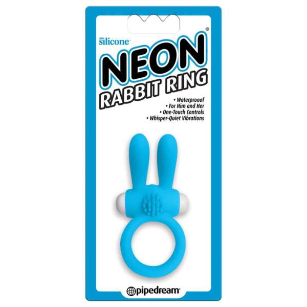 Neon Rabbit Ring Blue – Image 3