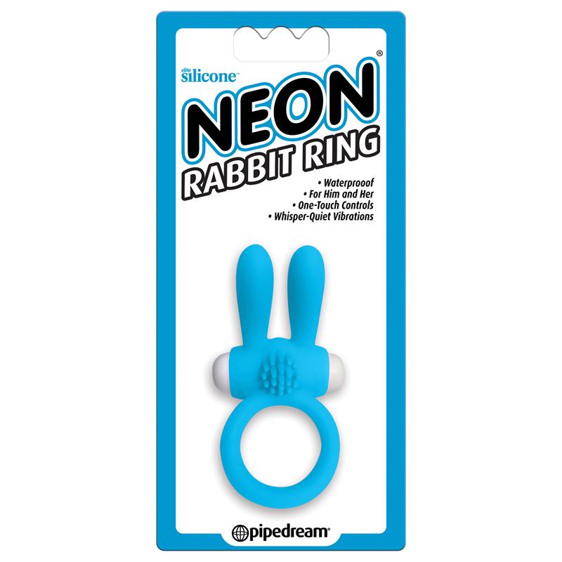 Neon Rabbit Ring Blue – Image 3