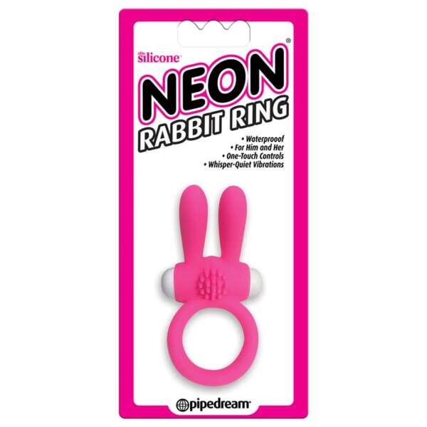 Neon Rabbit Ring Pink – Image 3