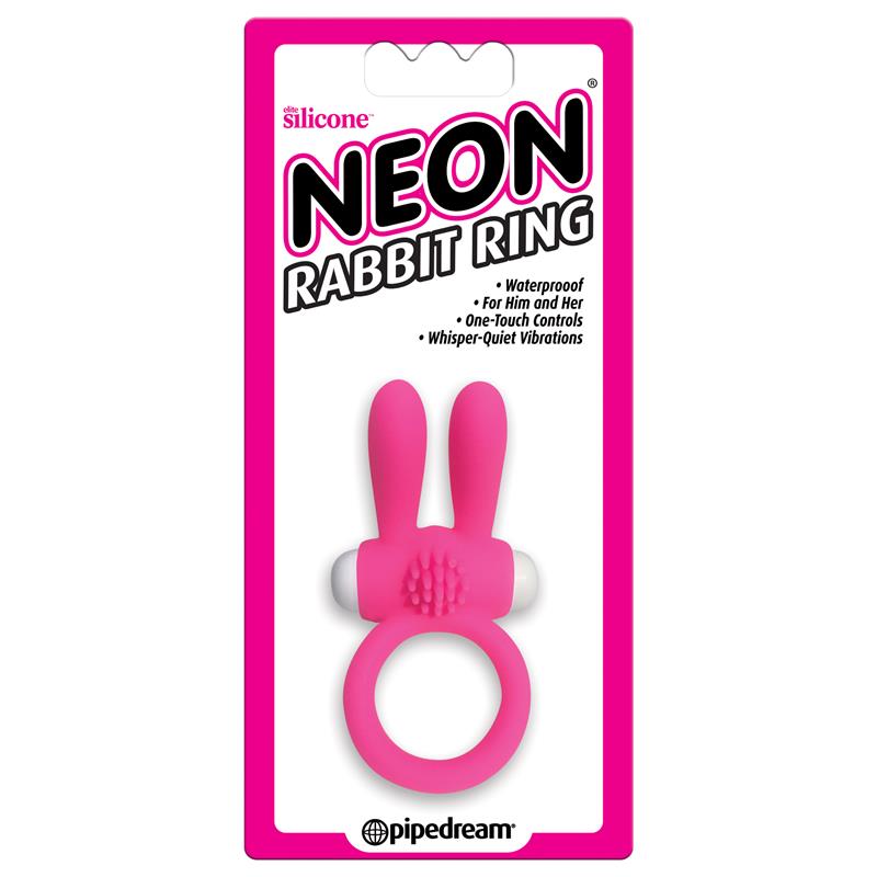 Neon Rabbit Ring Pink – Image 3