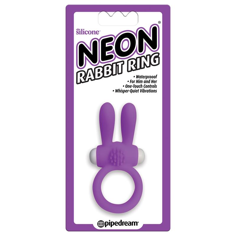 Neon Rabbit Ring Purple – Image 3