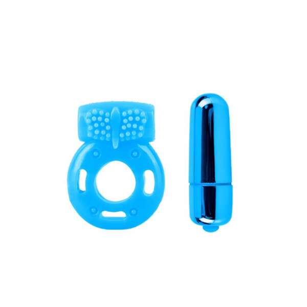 Neon Vibrating Couples Kit Blue – Image 5