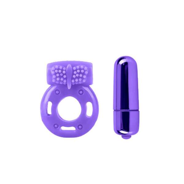Neon Vibrating Couples Kit Purple – Image 5