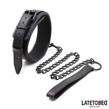 Neoprene Bondage Collar and Leash